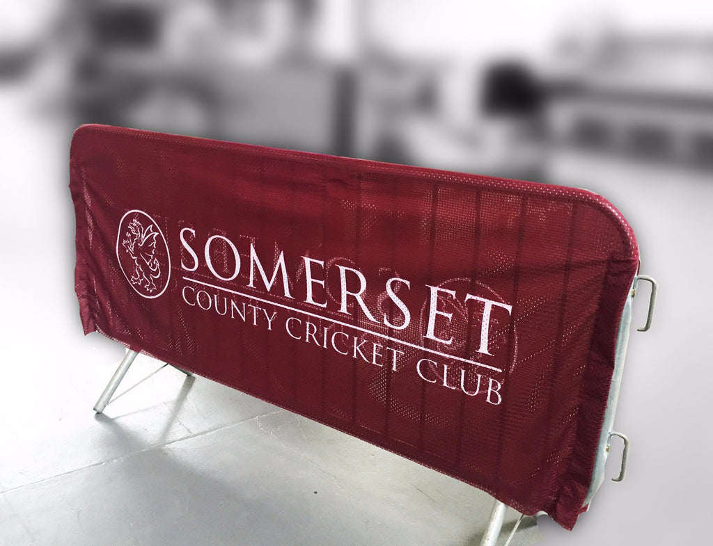 Crowd Barrier Covers - Event branding