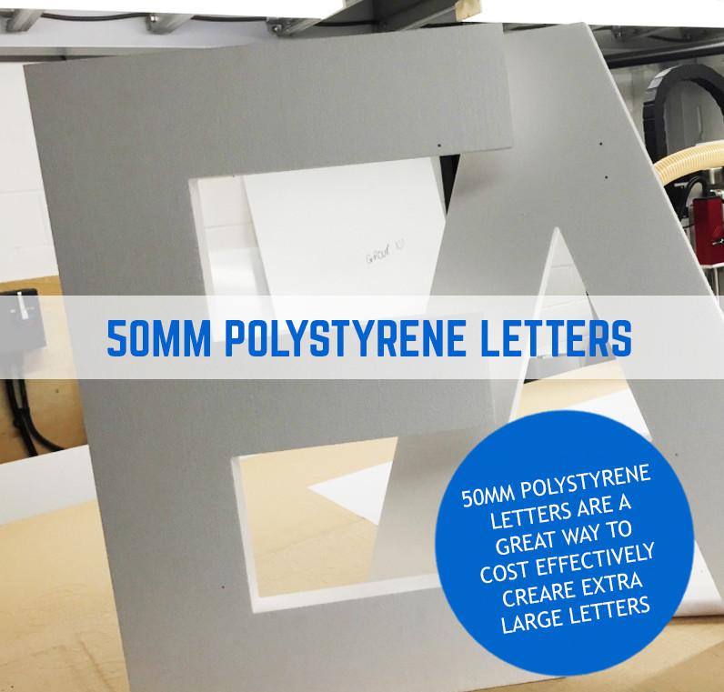 POLYSTYRENE LETTERS, CNC POLYSTYRENE LETTERS