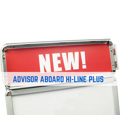 ADVISOR ABOARD STREET SIGN PAVEMENT SIGN A-BOARD