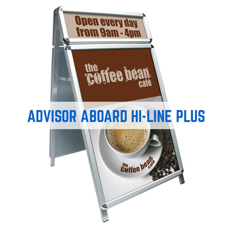 ADVISOR ABOARD STREET SIGN PAVEMENT SIGN A-BOARD