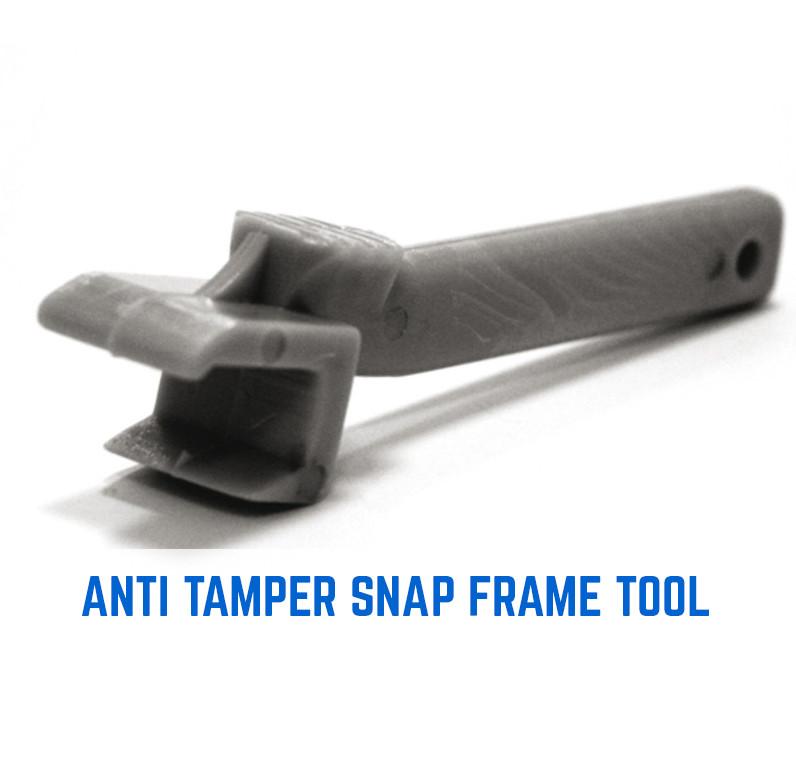 OPENING TOOL FOR SECURITY SNAP FRAMES