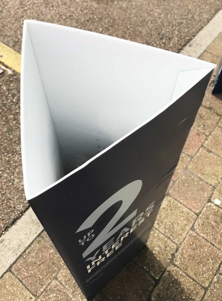 Bollard Advertising Covers Triangle & Square Sleeves