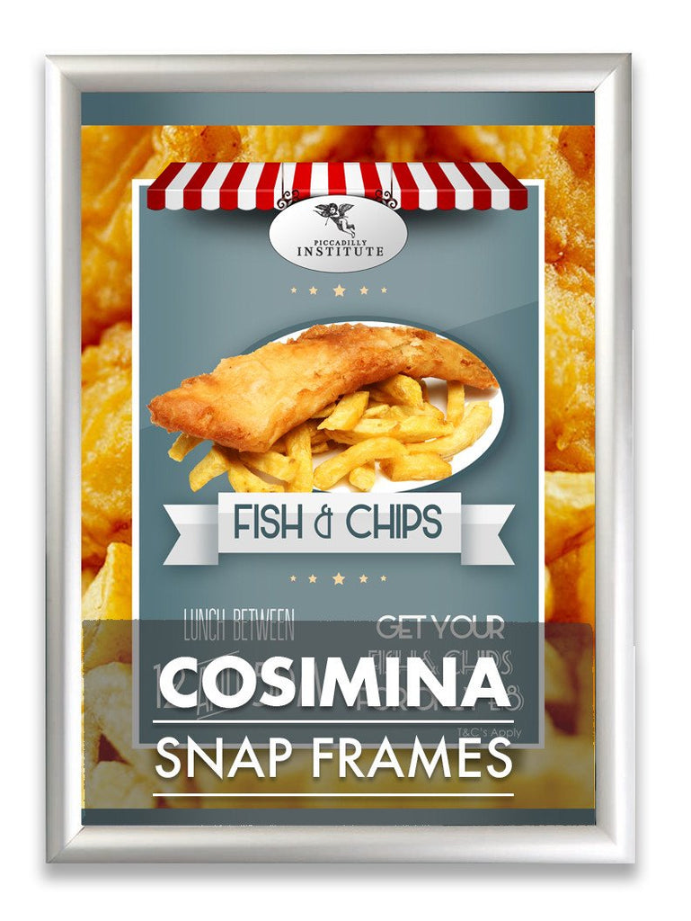 COSIMINA WATERPROOF POSTER ADVERTISING SNAP FRAMES AVAILABLE IN 25MM & 32MM