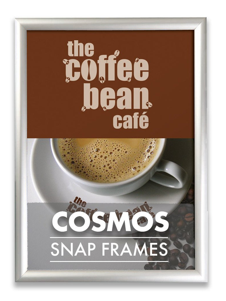 COSMOS SECURITY TAMPER PROOF SNAP FRAME POSTER FRAMES IN 25MM PROFILE