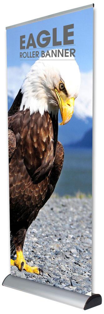 Eagle Roller Banner - Premium Cassette Exhibition Event Roller Banner Stand - 800mm Wide