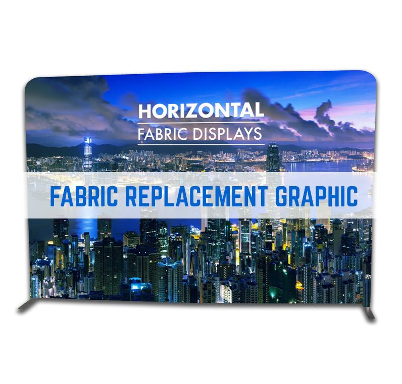 FABRIC GRAPHIC REPLACEMENT TEXSTYLE STRAIGHT HORIZONTAL MONUMENT FABRIC STAND