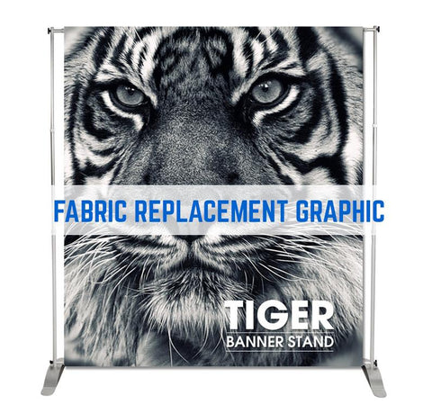 FABRIC GRAPHIC REPLACEMENT TIGER PEGASUS MONUMENT FABRIC STAND