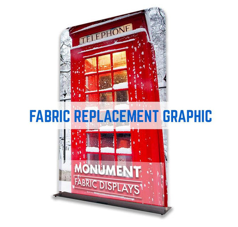 FABRIC GRAPHIC REPLACEMENT MONOLITH MONUMENT FABRIC STAND