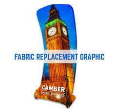 FABRIC GRAPHIC REPLACEMENT CAMBER SLANT FABRIC STAND