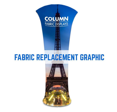 FABRIC GRAPHIC REPLACEMENT COLUMN ICON FABRIC STAND