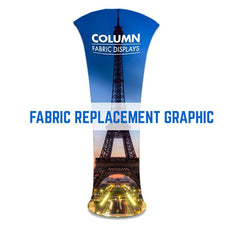 FABRIC GRAPHIC REPLACEMENT COLUMN ICON FABRIC STAND