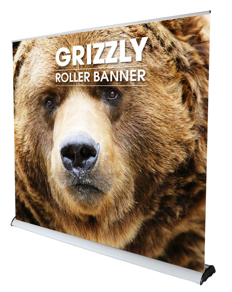 Grizzly Roller Banner - Super Wide High Exhibition Event Roller Banner Stand - 1000, 1500 & 2000mm widths