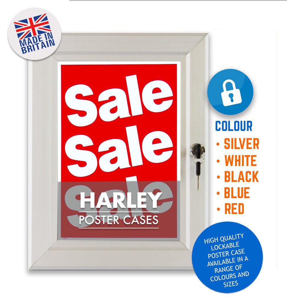 HARLEY STANDARD KEY LOCKING POSTER FRAMES - RED COLOUR FINISH