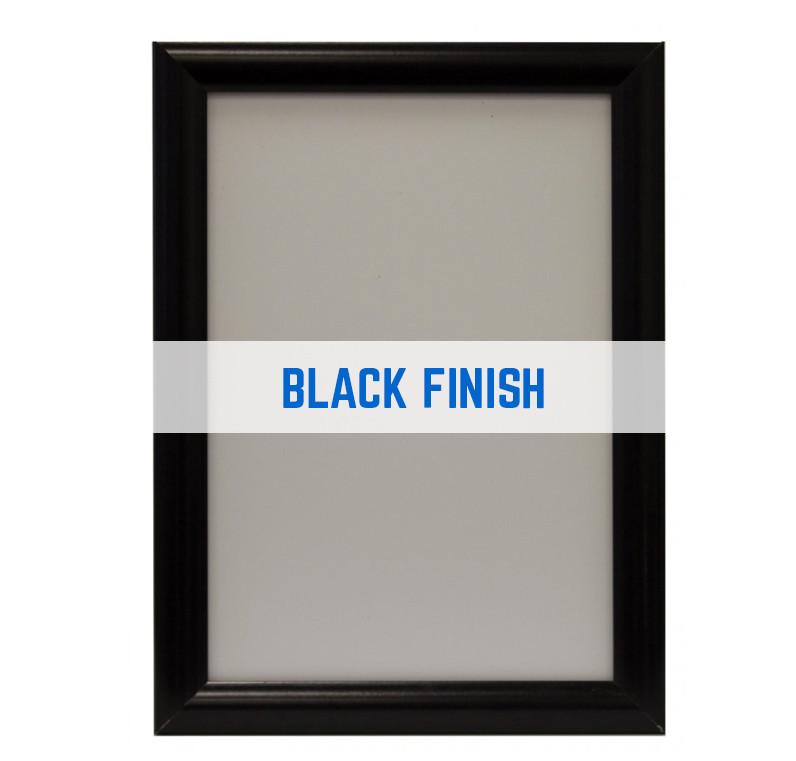 JUPITER BLACK 25MM SNAP FRAMES POSTER FRAMES ADVERTISING FRAMES