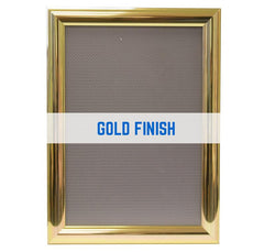 JUPITER POLISHED GOLD 25MM SNAP FRAMES POSTER FRAMES ADVERTISING FRAMES