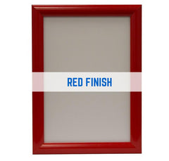 JUPITER RED 25MM SNAP FRAMES POSTER FRAMES ADVERTISING FRAMES