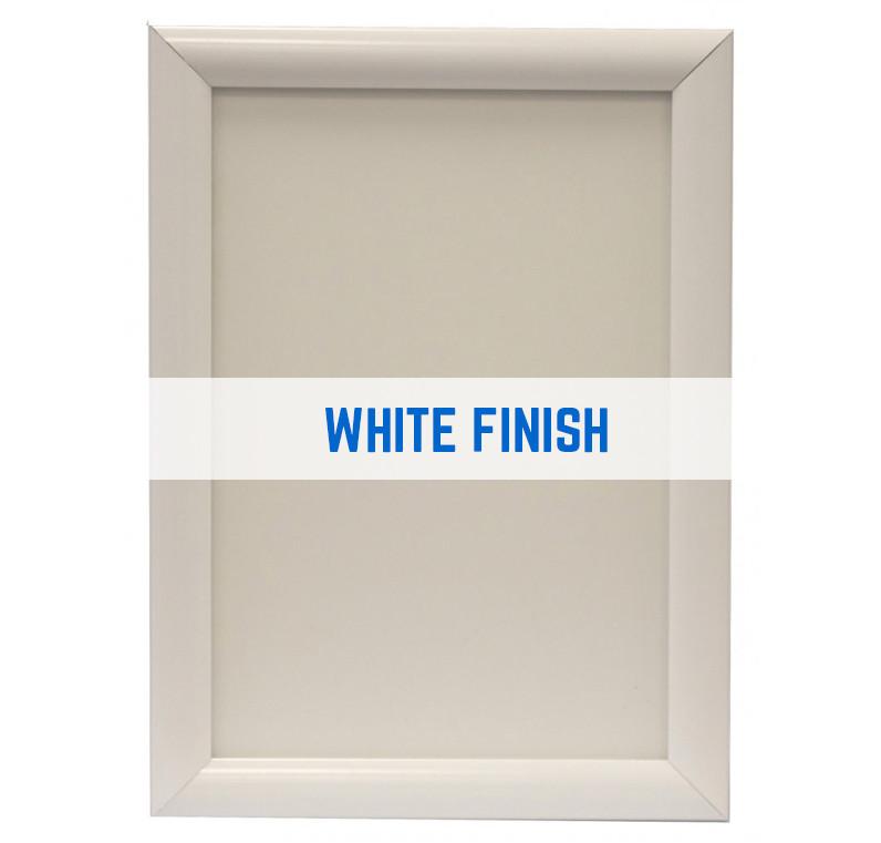 JUPITER WHITE 25MM SNAP FRAMES POSTER FRAMES ADVERTISING FRAMES