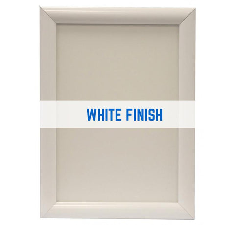 JUPITER WHITE 25MM SNAP FRAMES POSTER FRAMES ADVERTISING FRAMES