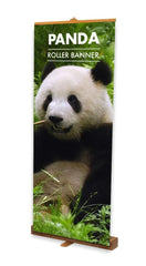 PANDA ROLLER BANNER ECO FRIENDLY ENVIRONMENTAL BAMBOO