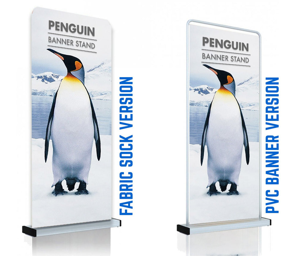 BANNER FRAME AVAILABLE WITH A TEXTILE PRINTED COVER OR A PVC BANNER INSERT