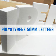 POLYSTYRENE LETTERS, CNC POLYSTYRENE LETTERS