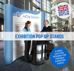 CURVED POP UP EXHIBITION DISPLAY UNIT