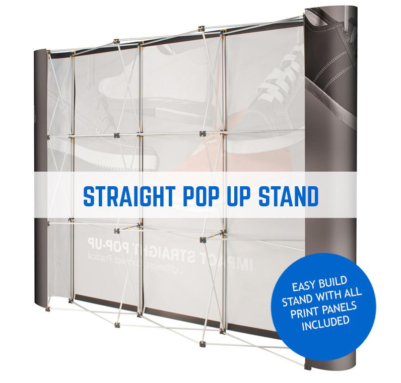 STRAIGHT POP UP EXHIBITION DISPLAY UNIT