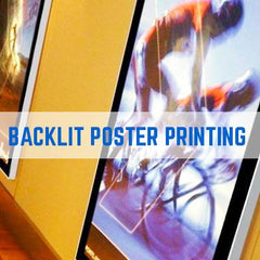 Backlit 150gsm trade poster printing