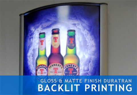 DURATRANS BACKLIT TRADE PRINTING - AVAILABLE IN A GLOSS OR MATT FINISH