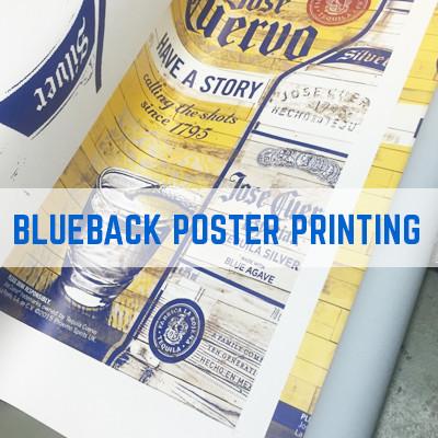 Blue Back 120 gsm Billboard Poster Printing