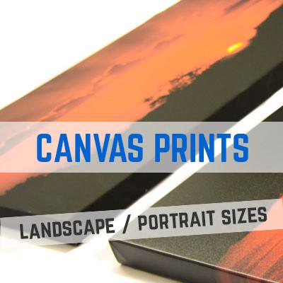 TRADE CANVAS PRINTS & PRINTING - LANDSCAPE & PORTRAIT SIZES