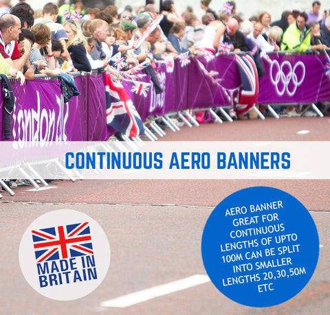 AERO BANNERS CONTINUOUS LENGTHS SPORTING EVENTS