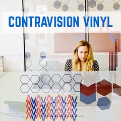 CONTRAVISION PERFORATED ONE WAY VISION 50/50 MESH VINYL PRINTING