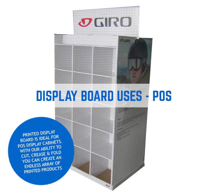 LIBRA GREY CENTRED DISPLAY BOARD PRINTING