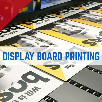 LIBRA GREY CENTRED DISPLAY BOARD PRINTING