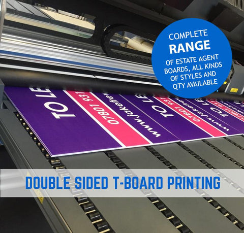 ESTATE AGENT BOARD PRINTING