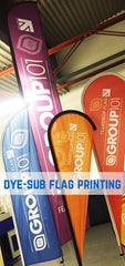 Teardrop Flag, Quill Flag, Advertising Flags, Promotional Flags, Trade Prices, Made in the UK