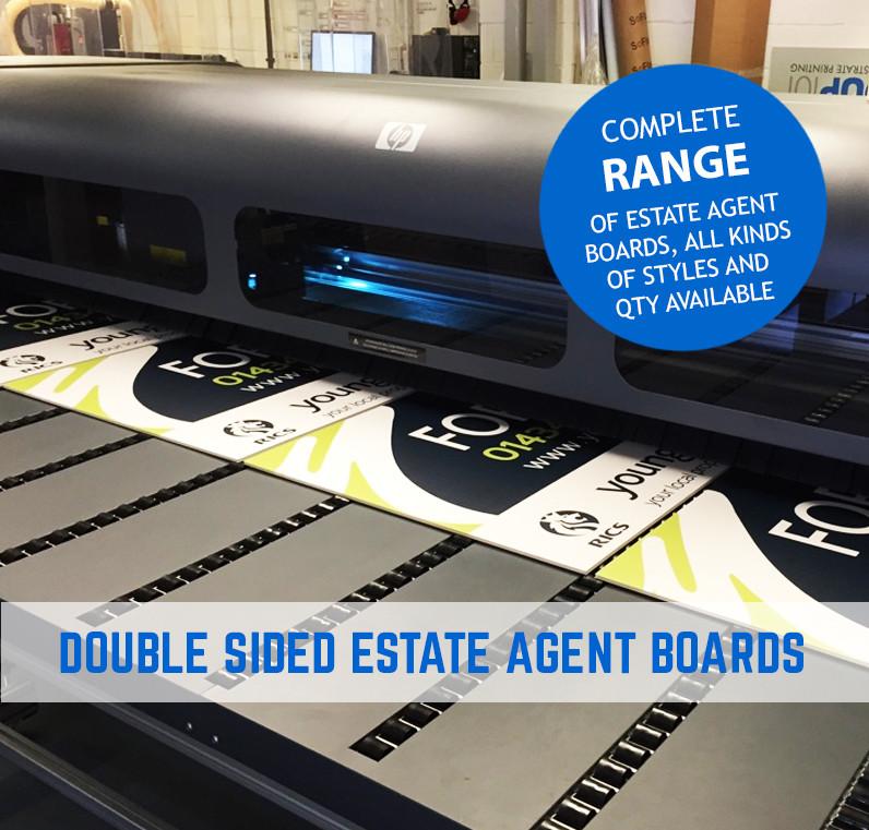 ESTATE AGENT BOARDS, ESTATE AGENT BOARD PRINTING, ESTATE AGENT BOARD PRINTERS