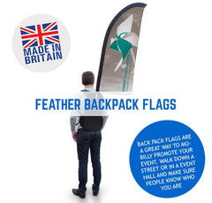 Feather Backpack Promotional Flags 