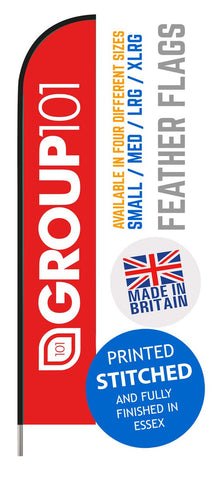 Feather Flag, Advertising Flags, Promotional Flags, Trade Prices, Made in the UK