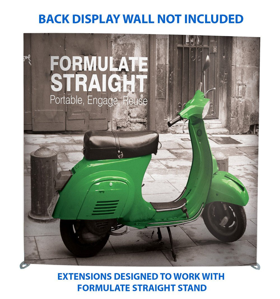 Formulate Angled Extension for Formulate Horizontal Straight Wall