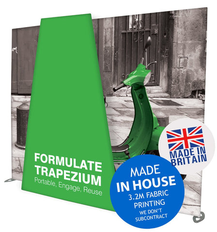 Formulate Trapezium Extension for Formulate Horizontal Straight Wall