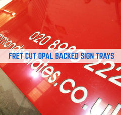 ALUMINIUM COMPOSITE DIBOND CNC ROUTED SIGN TRAYS