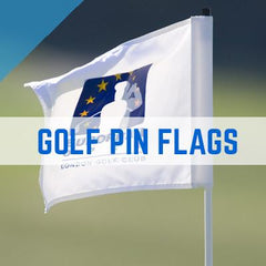 GOLF PIN FLAGS CUSTOM DESIGN FULL COLOUR