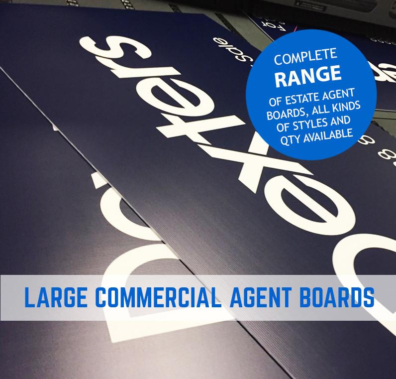 ESTATE AGENT BOARDS, ESTATE AGENT BOARD PRINTING, ESTATE AGENT BOARD PRINTERS