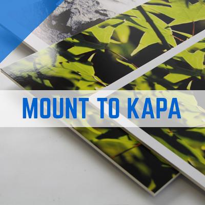 KAPA FOAM BOARD PRINT AND MOUNTED