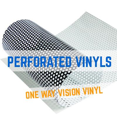 CONTRAVISION PERFORATED ONE WAY VISION 50/50 MESH VINYL PRINTING