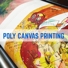 TRADE CANVAS PRINTING - 260GSM POLYESTER BRIGHT WHITE CANVAS FOR BULK CANVAS PRODUCTION PRINTING