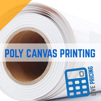 TRADE CANVAS PRINTING - 260GSM POLYESTER BRIGHT WHITE CANVAS FOR BULK CANVAS PRODUCTION PRINTING