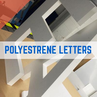 POLYSTYRENE LETTERS, CNC POLYSTYRENE LETTERS